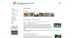 Desktop Screenshot of mc-jesenice.si